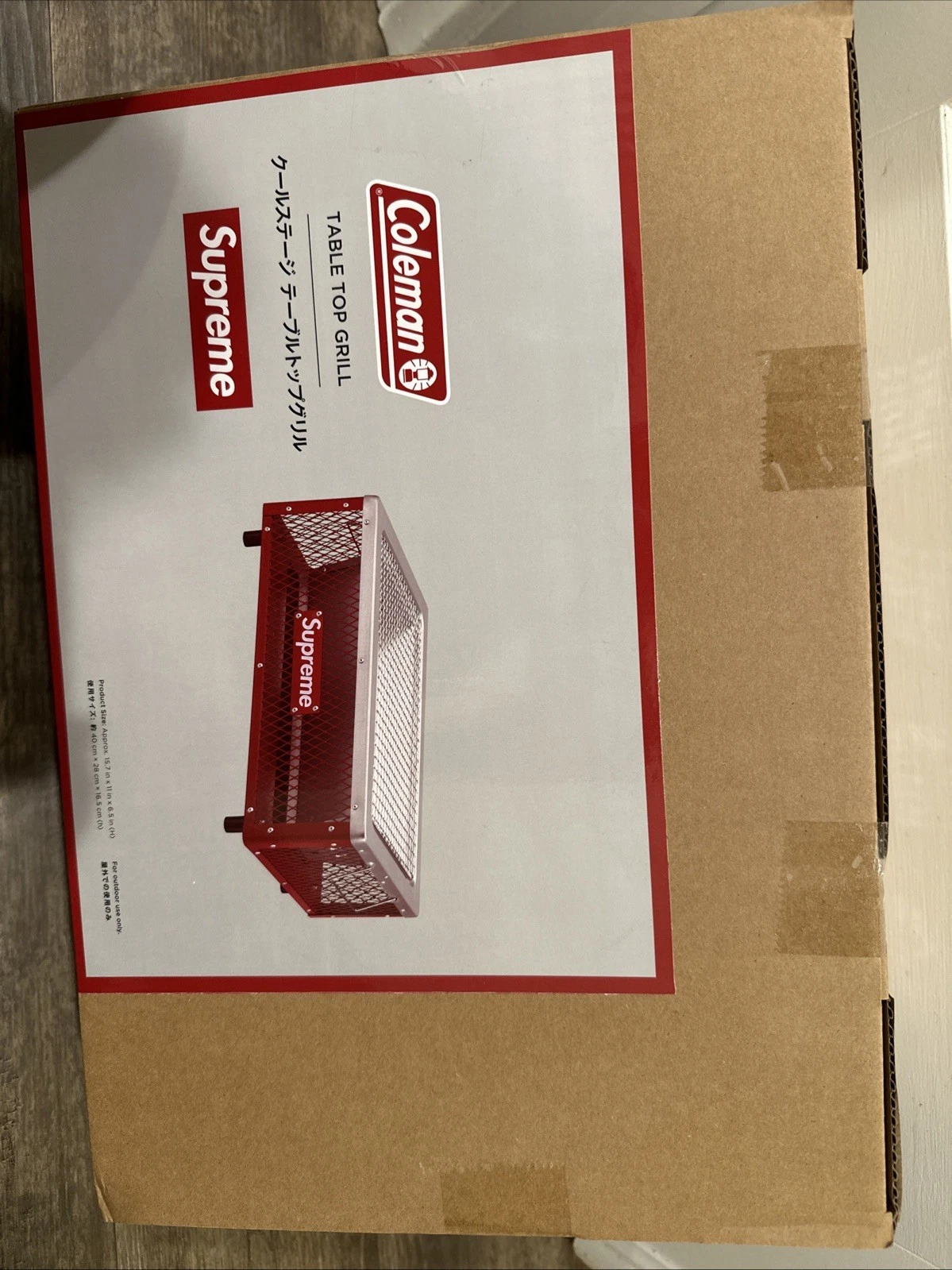 Supreme Coleman Table Top Charcoal Grill