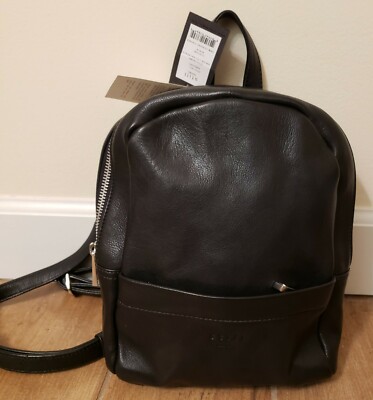 Still Nordic Black Leather Backpack s-l400.jpg main image 2