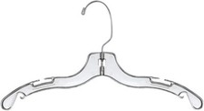 Plastic Hangers Childrens 100 14" Junior Dress Clothes Clear Children Retail