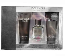 Mankind by Kenneth Cole 3 Pc Set for Men -1.0oz EDT+3.4oz ASB+3.4oz H/B/Wash
