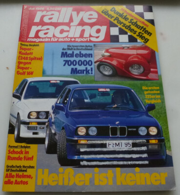 Rallye Racing 7/86 BMW E30 Tuning, Abt Golf   Kissling Kadett E, Lancia Delta HF