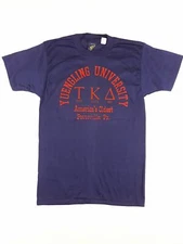 Vintage YUENGLING UNIVERSITY BEER Fraternity 80s NOS Single Stitch t-shirt S