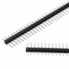 2x 40Pin 2.54mm Male PCB Single Row Straight Header Strip Connector For Arduino