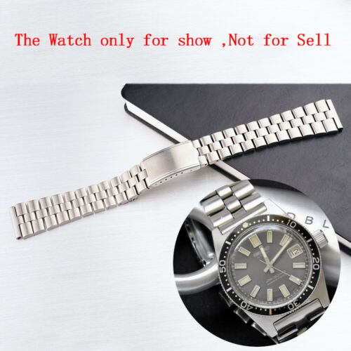 19mm Straight End 316l Steel Vintage Watch Strap Strap for Seiko 6139 7002  | eBay