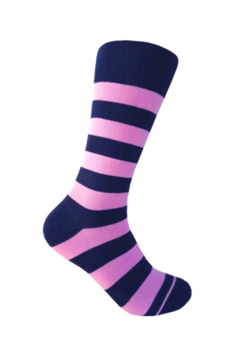 Men's Mid-calf Various Colors Multi-occasion Stripes Dress Socks