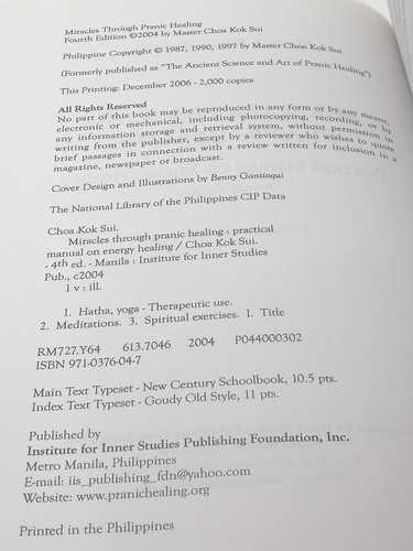 (Advanced) Pranic Healing & Psychotherapy 3-Book Set by Master Choa Kok Sui - Picture 7 of 13