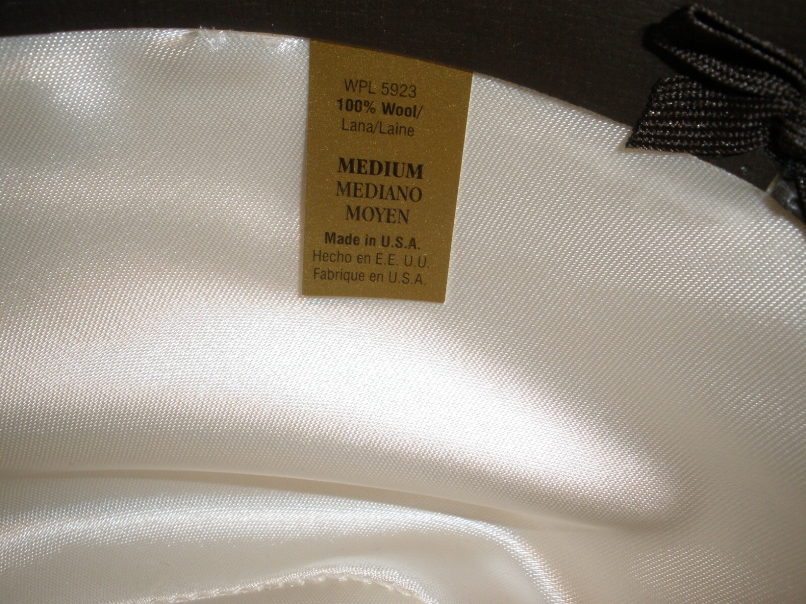 Godfather Capas Design Medium Wool Hat EUC