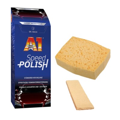 A1 Speed Polish 500 ml  von Dr. Wack 2610 incl. Schwamm