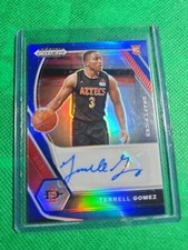 2021-22 Prizm Draft Picks - TERRELL GOMEZ - RC AUTO - BLUE PRIZM #058/149 Made