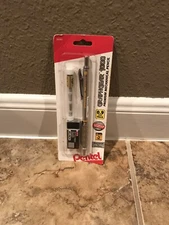 Pentel GraphGear 1000 Mechanical Pencil Chrome & Yellow 0.9mm NEW