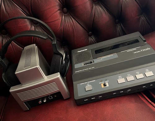 SONY DP IF3000 Headphones & Olympus Pearlcorder T2020 Microcassette Transcriber - Picture 7 of 12