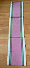 Ribbed Ivory w/Bright Multi-color Woven Table Runner