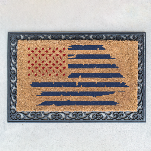 American Flag Distressed Stencil - Durable & Reusable Mylar Stencils - Picture 6 of 9