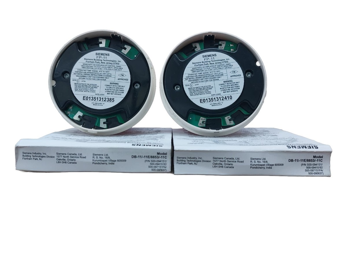 Allarme Fumo Intelligente Siemens Intelligente Siemens FP-11 - Nuovo, Spedizione Gratuita, Per Casa, Made In USA Rilevatore Di Fumo - Foto 5