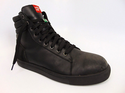 Mellow Walk Jessica Women's Size 11.0 M, Charcoal Leather Safety Toe Work Boots