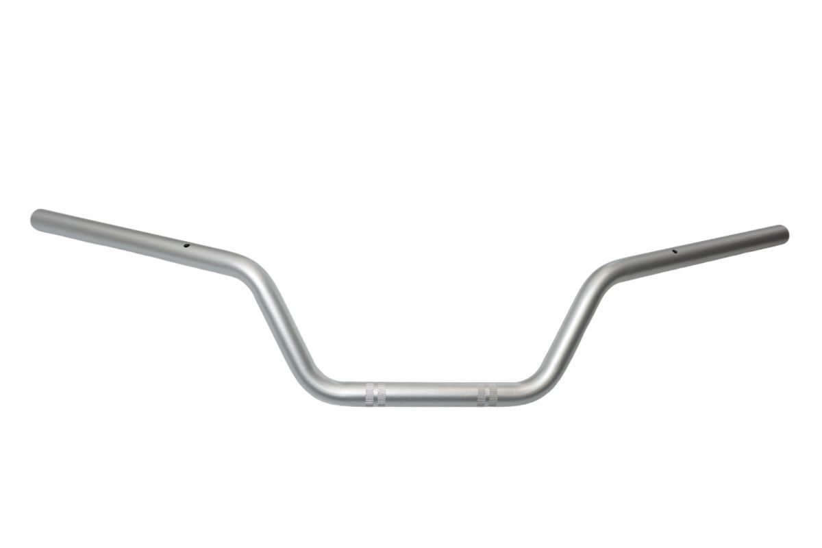 Guidon acier BIKETEC pour Suzuki DL 1000 V-Strom 2014-2016 couleur argent