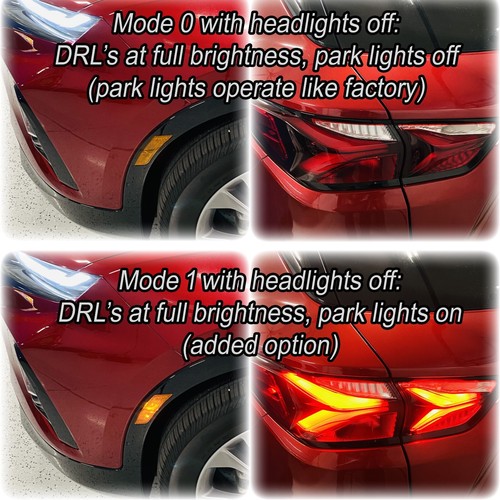 2019-22 Chevy Blazer DRL Illuminators Non-Dim Adapter Accessories - Deluxe - Picture 4 of 8