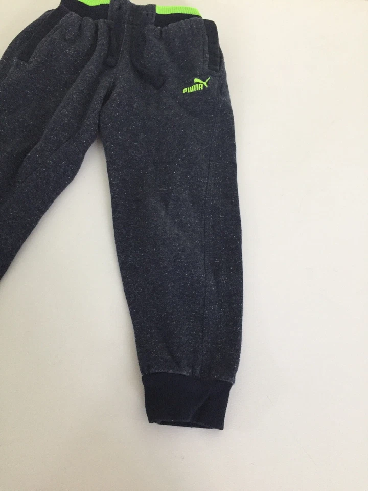 Pantalones de pijama Puma para niños S (7/8) ropa de salón azul moteado blanco 21" pulgadas Foto 3 de 4