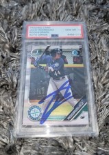 Julio Rodriguez ROOKIEGRAPH Slab Signed 2019 1st Bowman Chrome RARE! PSA 10 AUTO