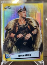 2021 Topps Chrome WWE #IV-8 KING BARON CORBIN Variation Gold Refractor 48/50