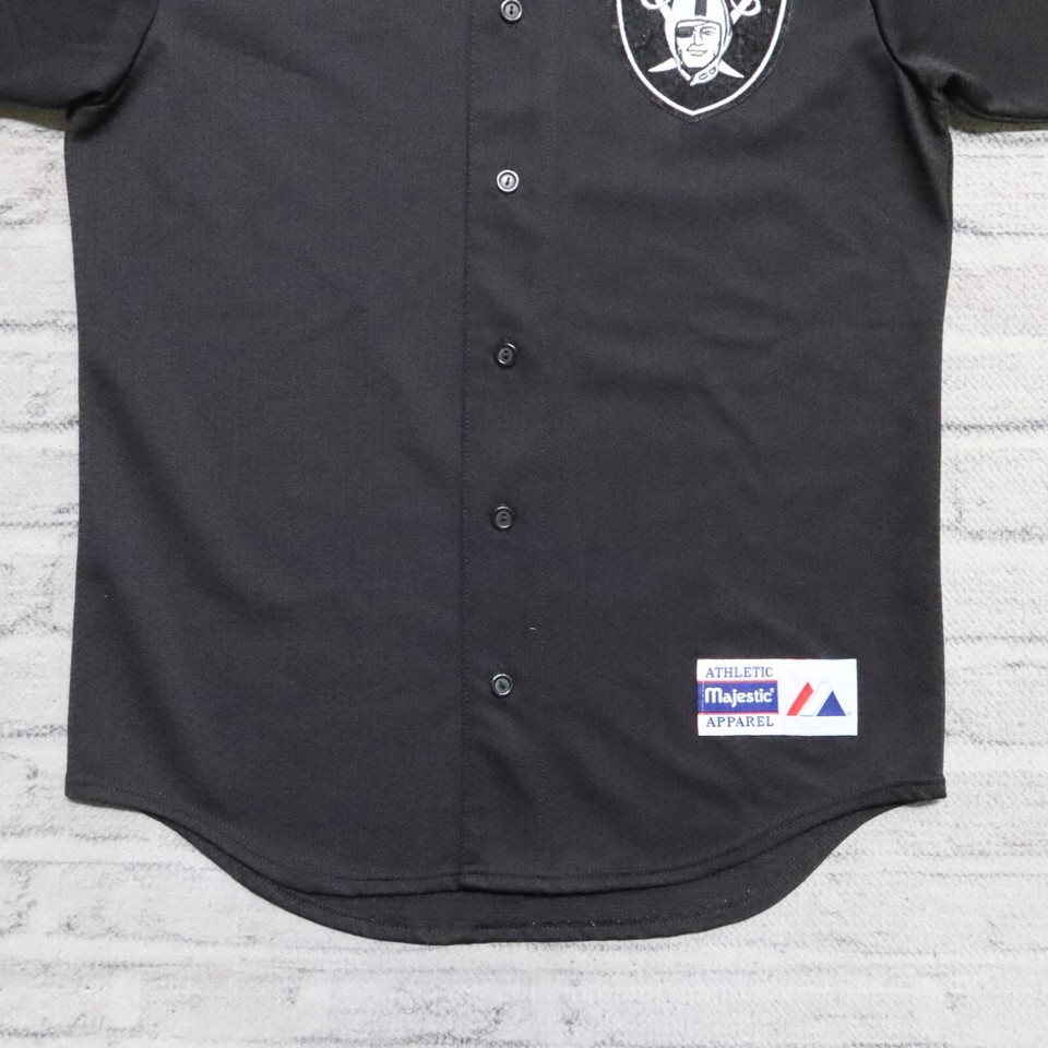 Vintage 90s Oakland Raiders Mesh Baseball Jersey Las Vegas Los Angeles