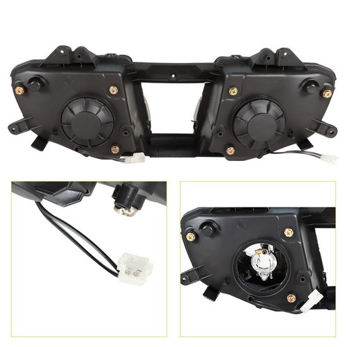Front Headlight Headlamp Fit For Yamaha 2003 2004 2005 YZF R6 & 2006-2009 R6S - Picture 3 of 9