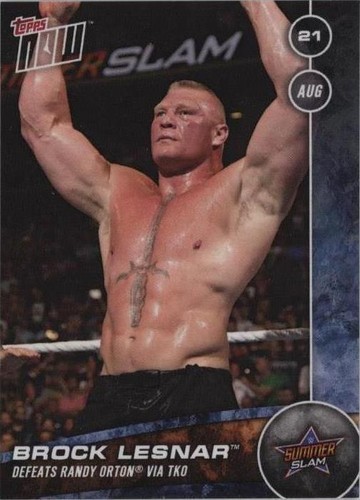 BROCK LESNAR 2016 WWE AUTOGRAPH Fear The Fury /99 Suplex City