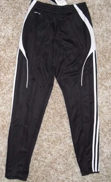 Pantal n de entrenamiento Adidas para hombre blanco y negro talla joven grande XL y adulto S