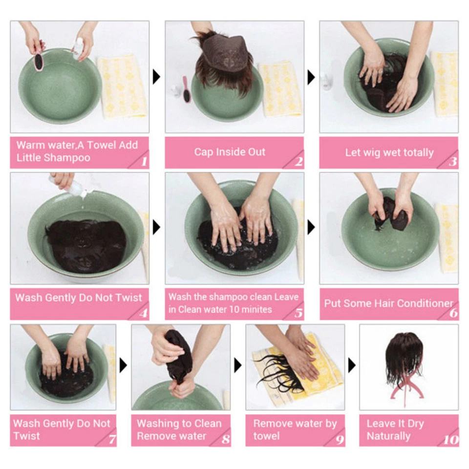 Virgin Human Hair Lace Front Wig Wavy Glueless Brazilian Full Lace Wig Baby Hair - Image 3 of 4