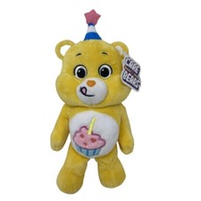 BIRTHDAY BEAR Care Bears Plush 9" Inch Cupcake Party Hat 2021 Stuffed Animal