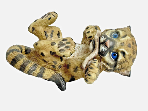 Babies of Endangered Species Porcelain Figurine Sidney Cougar 1st Roger Brown 84