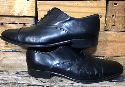 To Boot New York, Aidan Black Leather Cap Toe Oxfords, Black  display picture 3