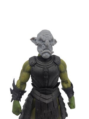 Custom 3d Printed Forest Orc Headsculpt For Mythic Legions 1/12 Scale Figure