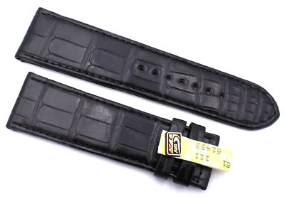 Uhrenarmband 24mm /22 Louisiana Alligator made Germany Graf kompatibel Glashütte