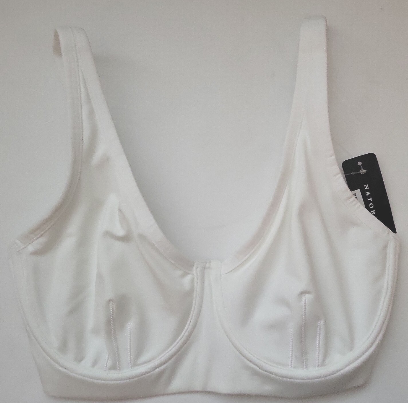 Natori Performance Sport Bra White 731439 Size 32D Underwire New with