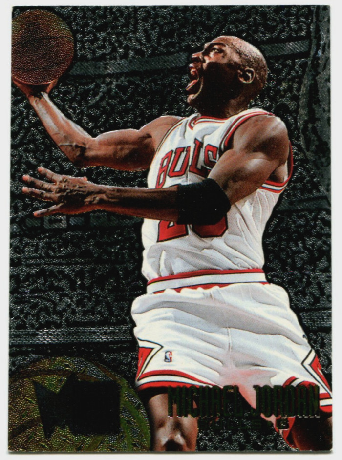 1995-96 Fleer Metal Universe #13 Michael Jordan Silver Spotlight Chicago Bulls