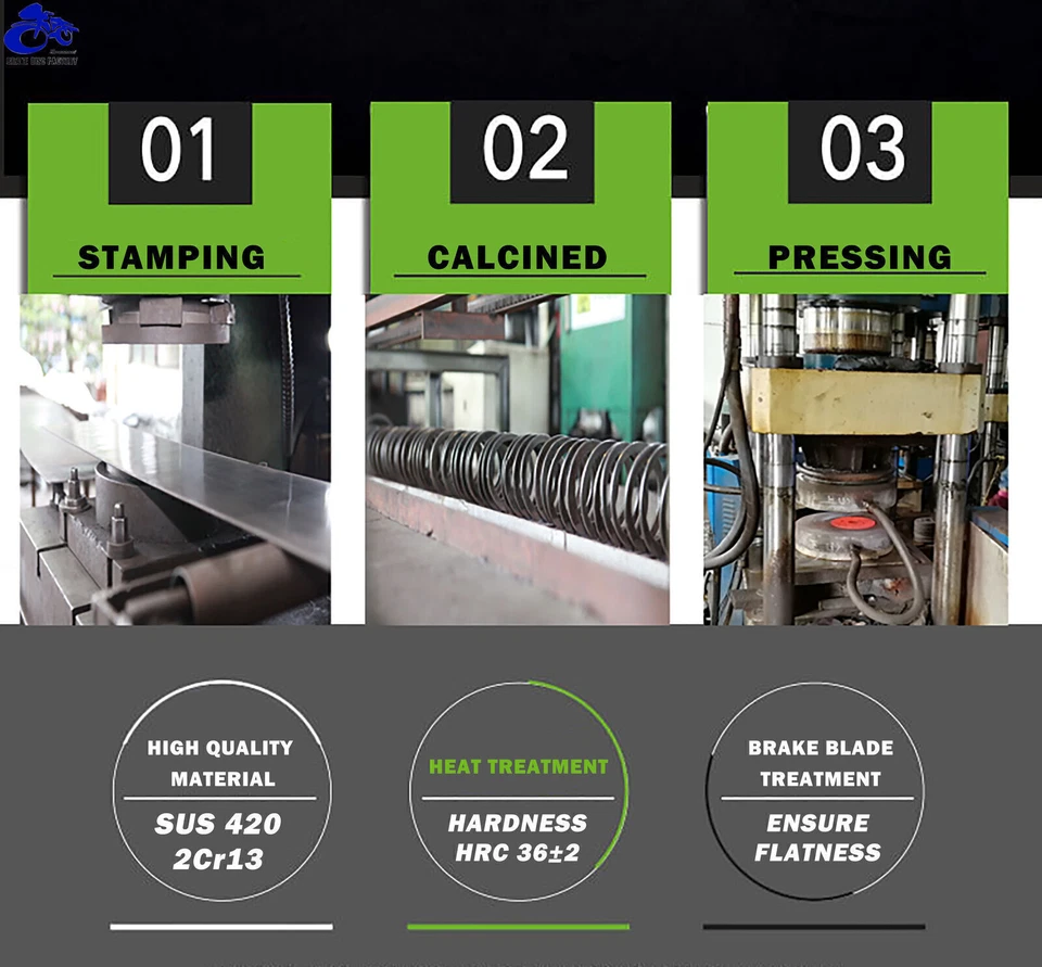 Front Brake Disc Rotor For Honda Interceptor VFR750F CBR500F CBR600F 1986 1987 - Image 2 of 4