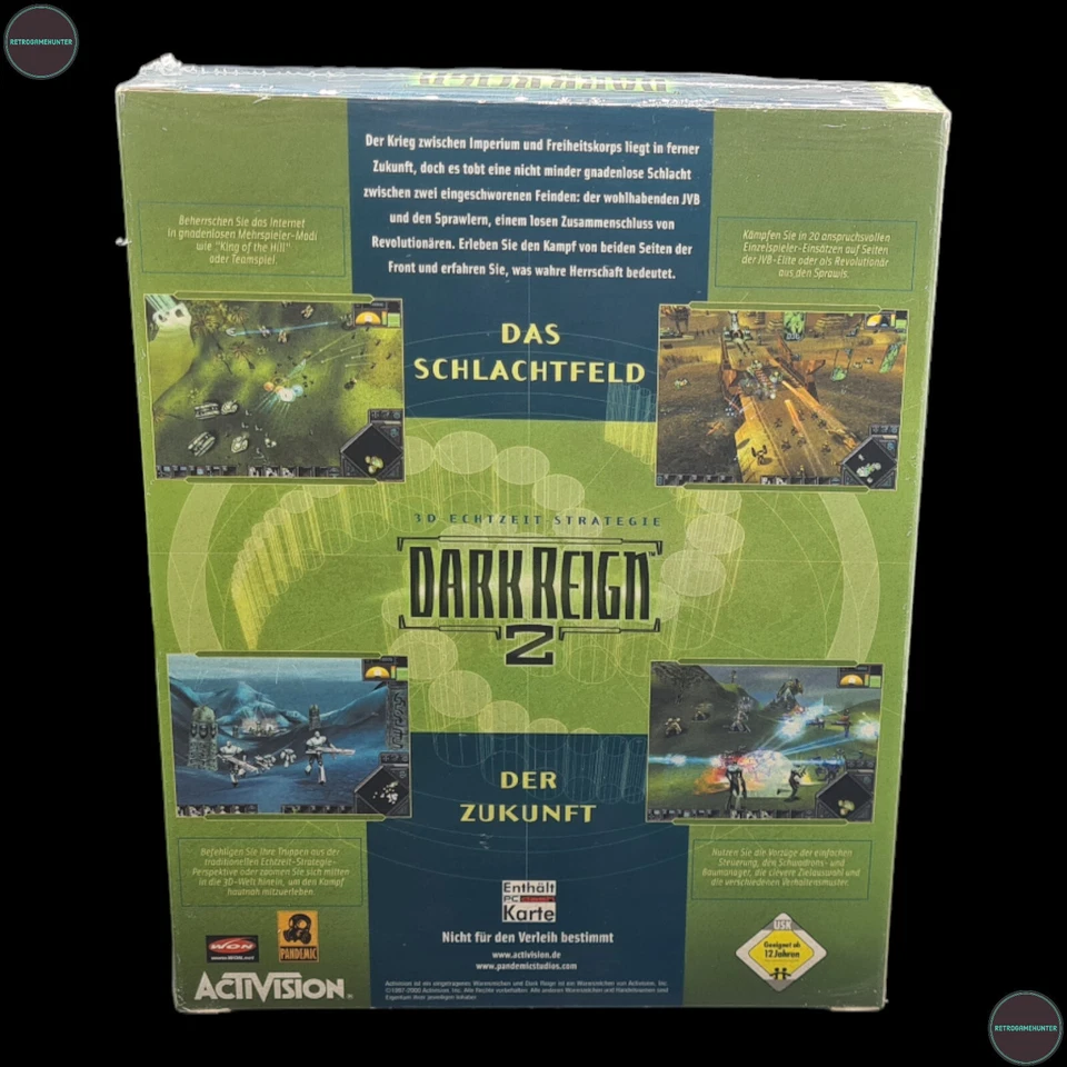 Dark Reign 2 PC Spiel Big Box Activision 2000 SEALED NEW - Bild 2 von 4