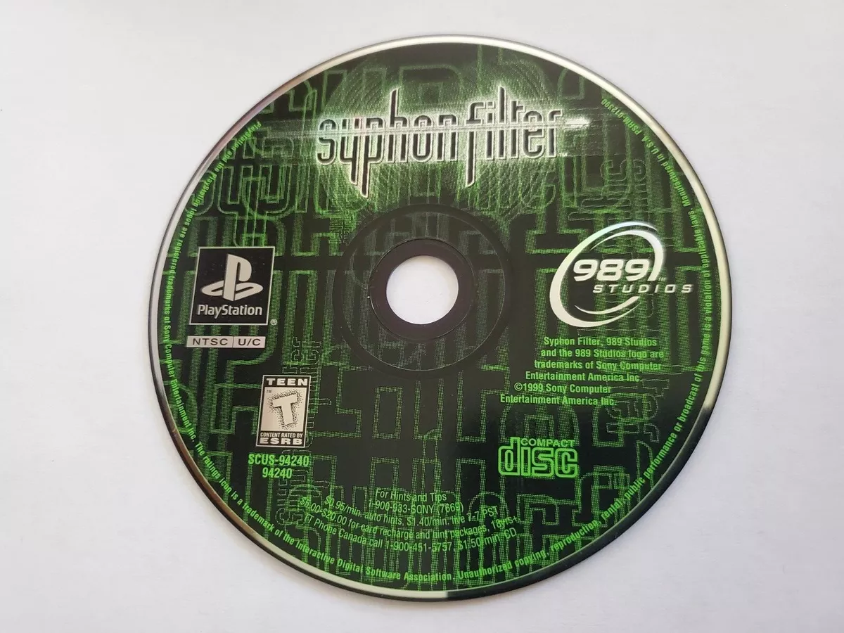 Syphon Filter (1999) and Syphon Filter 2 (2000) Playstation PS1 - Complete