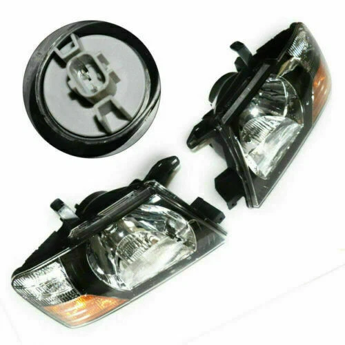 Conjunto de faróis faróis lâmpadas 2000-2006 para Mitsubishi Pajero Montero L & R - Imagem 4 de 4