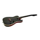 Haze Electric Guitar,Solid Mahogany,Piezo Pickup,Lock Tuners+Free Bag,MRE600EQBK