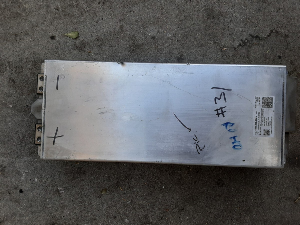 Lithium Ion Battery Cell 12v LG E66a 9J1915592J OEM Porsche