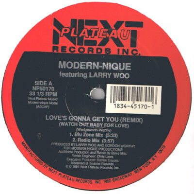 Modern-nique - Love s Gonna Get You (Watch Out Baby For Love) / VG+ / 12''''