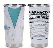 Fun Pharmacist 20oz Tumbler Perfect for Graduation gifts & Employee Appreciation
