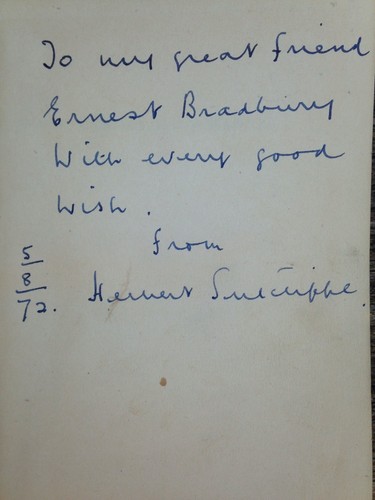 For England And Yorkshire, Signed By Herbert Sutcliffe.1st/1st - Picture 2 of 3