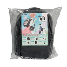 ELECOM Backpack Push Bag Ita Bag M Size Detachable Front Part Black BM-OGBP02MBK
