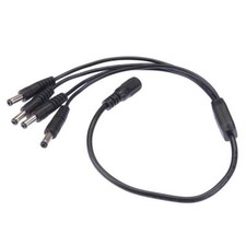 4 Way 2.1mm Splitter Cable DC Connector Lead CCTV
