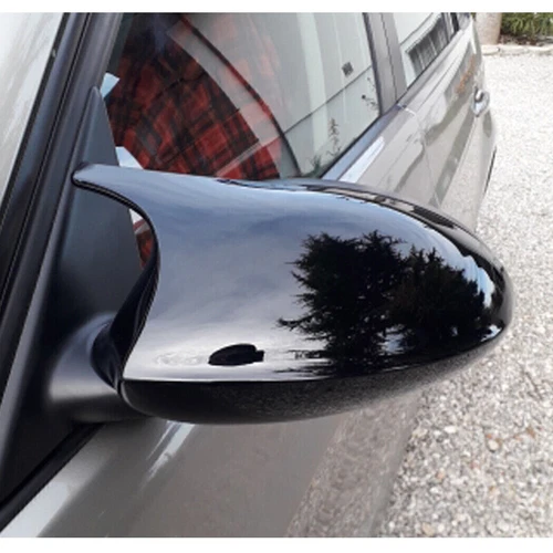 Calotte specchietti stile M3 nero lucido per BMW E90 E91 E92 E93 E81 E87 E82 E88 LCI - Foto 4 di 18