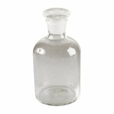 Pair Karter Scientific Reagent Bottle, Clear, 250mL, Narrow Mouth w/Stopper