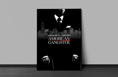 American Gangster (2007) Movie Poster Movie Print 1, Hip Hop Movie Posters 